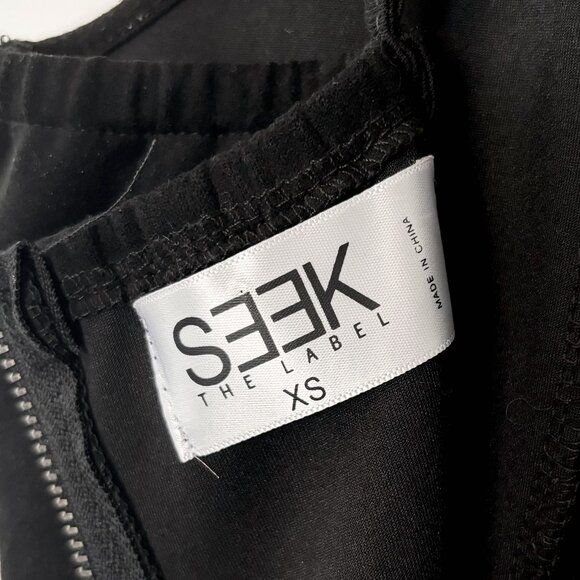 Seek The Label Faux Suede Lace-Up Bodycon Dress - Picture 7 of 11